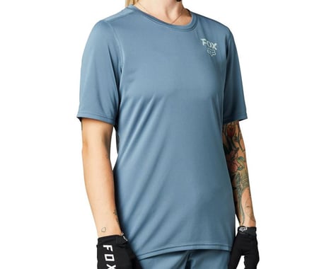Fox Racing Women's Ranger Short Sleeve Jersey (Matte Blue) (M)