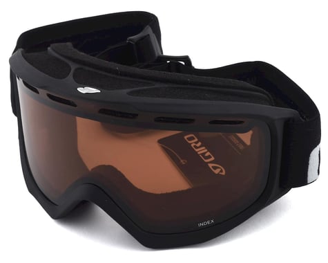 Giro Index Goggles (Black Wordmark/AR40) (Over Glasses)