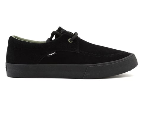 Higher Footwear Salem Slip On Shoes (Black Suede/Black) (9)