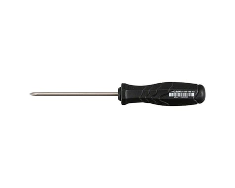 Hozan JIS Screwdriver, #1 size tip, 100mm, Black, Model D-550-100