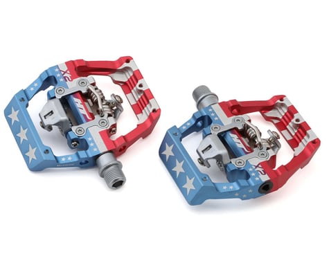 HT X2-SX Clipless BMX Platform Pedals (Stars and Stripes) (9/16")