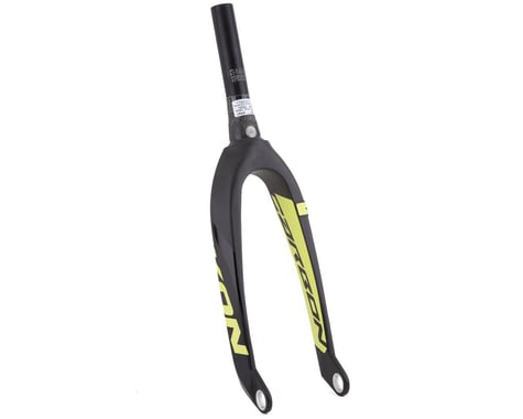 Ikon Pro 20" Carbon Forks (Black/Neon Yellow) (20mm) (1-1/8 - 1.5")