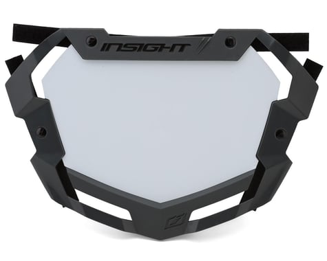 Insight Pro 3D Vision 2 Number Plate (Grey/White) (Pro)