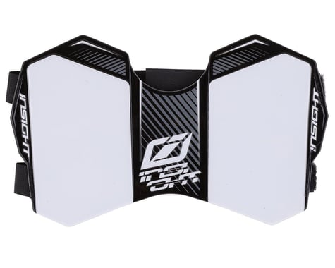 INSIGHT BMX Side Frame Number Plate (Black/White)