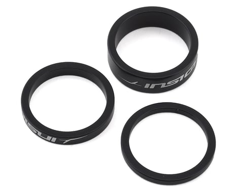 INSIGHT Alloy Headset Spacers (Black) (3mm/5mm/10mm) (1-1/8")
