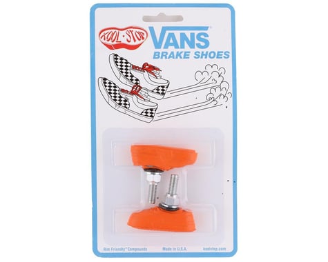 Kool Stop Vans Brake Pads (Threaded) (Orange) (Pair)