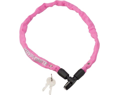 Kryptonite Keeper 465 Chain Lock w/ Key (Pink) (2.13' x 4mm)
