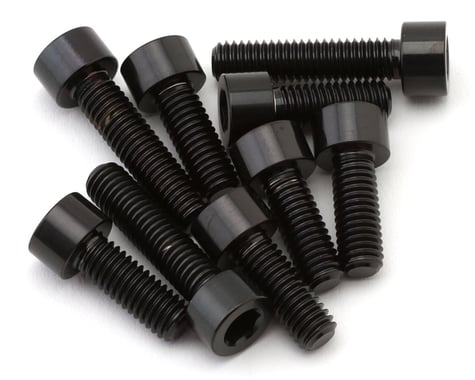 LBS Bare Knuckle Titanium Stem Bolt Kit (Black) (6 x 1mm)