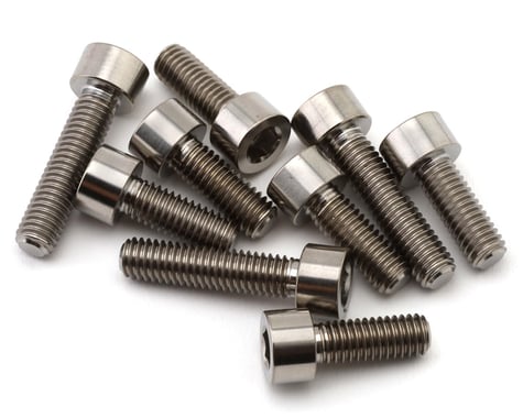 LBS Bare Knuckle Titanium Stem Bolt Kit (Raw) (6 x 1mm)