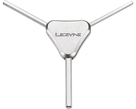 Lezyne 3-Way Hex Wrench (Nickel) (4,5,6mm)
