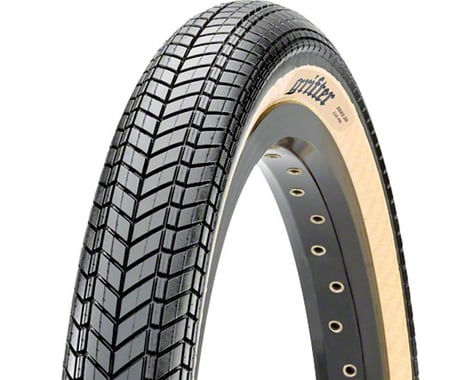 Maxxis Grifter Dual Compound BMX Tire (Black/Skinwall) (20" / 406 ISO) (1.85")