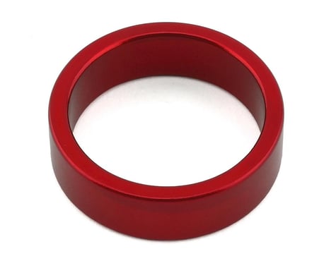 MCS Aluminum Headset Spacer (Red) (10mm) (1-1/8")