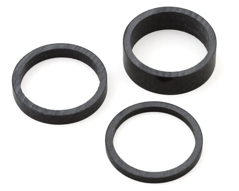 MCS Carbon Headset Spacer Kit (Black) (3 Pack) (1-1/8")