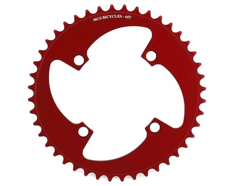 MCS 4-Bolt Chainring (Red) (44T)