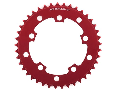 MCS 5-Bolt Chainring (Red) (41T)