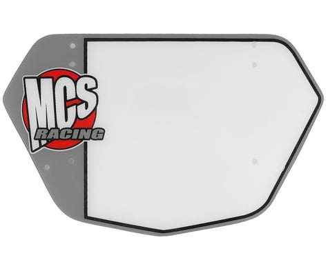 MCS BMX Number Plate (Grey) (Mini)