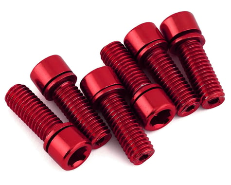 Mission Hollow Stem Bolt Kit (Red) (8 x 1.25mm)
