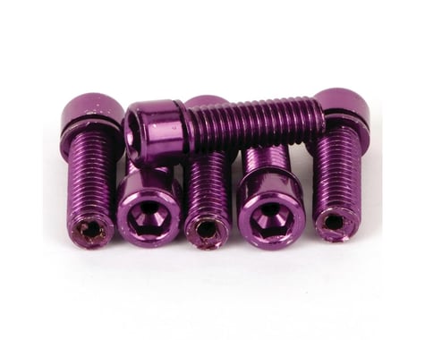 Mission Hollow Stem Bolt Kit (Purple) (8 x 1.25mm)