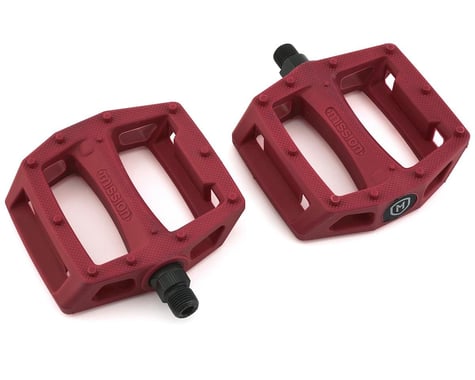 Mission Impulse PC Pedals (Red) (9/16")