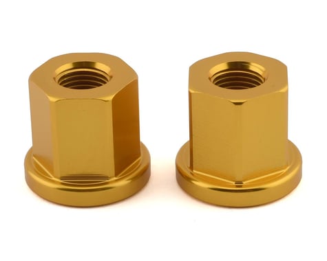 Mission Alloy Axle Nuts (Gold) (3/8")