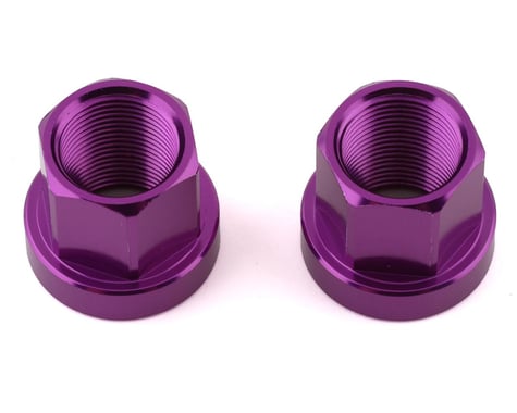 Mission Alloy  Axle Nuts (Purple) (14mm)
