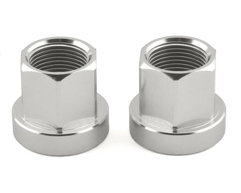 Mission Alloy Axle Nuts (Silver) (14mm)