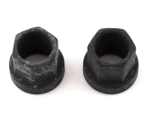 Mission Steel Axle Nuts (Black) (14mm)