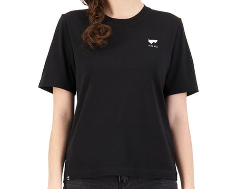 Mons Royale Women's Relaxed Icon Merino T-Shirt (Black) (XL)