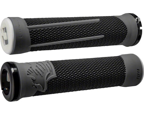ODI AG2 Lock-On Grips (Black/Graphite/Black) (135mm)