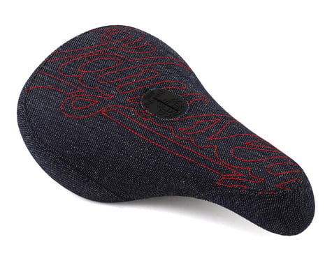 Odyssey Big Stitch Pivotal Seat (Fat) (Blue Denim/Red)