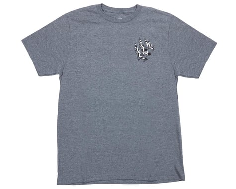 Odyssey Ripped Monogram T-Shirt (Heather Grey) (L)