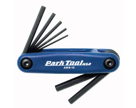 Park Tool AWS-10 Metric Folding Hex Wrench Set (1.5 - 6mm)