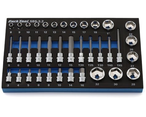 Park Tool SBS-3.2 Socket & Bit Set (37 Piece)