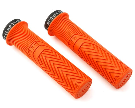 PNW Components Loam Mountain Lock-On Grips (Safety Orange) (Regular)