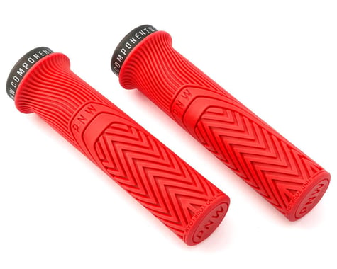 PNW Components Loam Mountain Lock-On Grips (Really Red) (Regular)