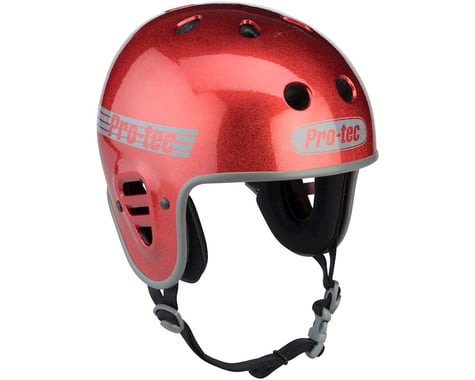 Pro-Tec Full Cut Helmet - Red Flake, Medium (M)