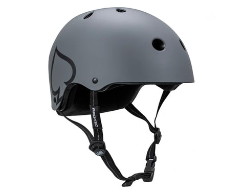 Pro-Tec Low Pro Certified Helmet (Matte Grey) (S/M)
