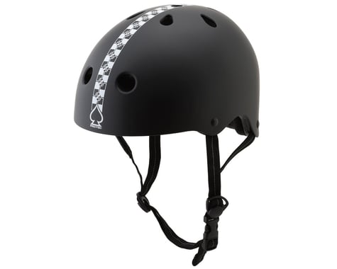Pro-Tec x Fit Checkered Low Pro Certified Helmet (Matte Black) (S/M)