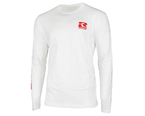 Redline Logo Long Sleeve T-Shirt (White) (S)