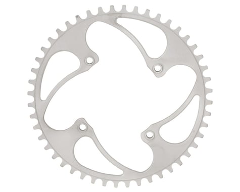 RENNEN BMX Threaded 4-Bolt Chainring (Silver) (38T)