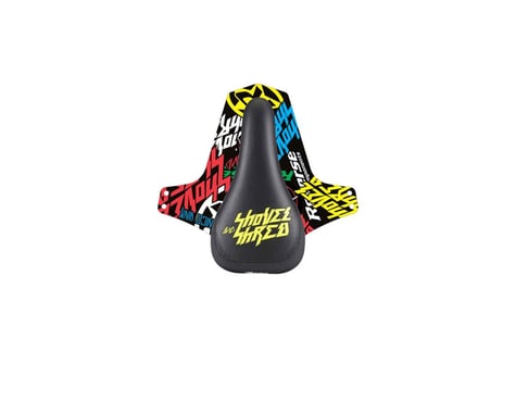 Reverse Components Nico Vink Shovel and Shred Saddle (Black/Yellow) (127mm)