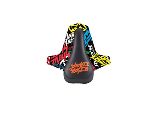 Reverse Components Nico Vink Shovel and Shred Saddle (Black/Fox Orange) (127mm)