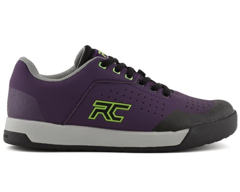 Ride Concepts Men's Hellion Flat Pedal Shoe (Purple/Lime) (7.5)