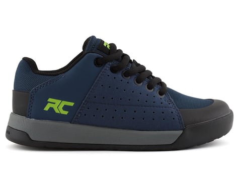 Ride Concepts Youth Livewire Flat Pedal Shoe (Blue Smoke/Lime) (2)