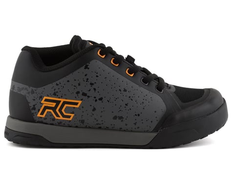 Ride Concepts Men's Powerline Flat Pedal Shoe (Black/Mandarin) (7.5)
