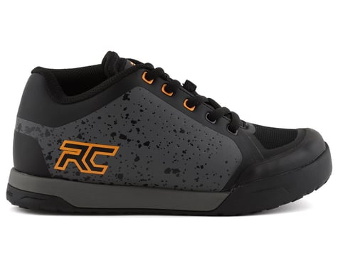 Ride Concepts Men's Powerline Flat Pedal Shoe (Black/Mandarin) (11.5)