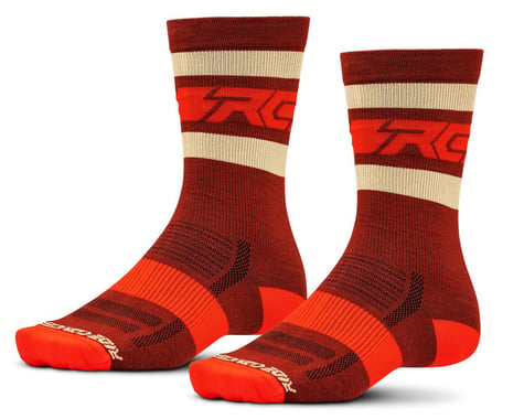 Ride Concepts Fifty/Fifty Merino Wool Socks (Oxblood) (S)
