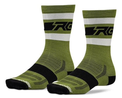 Ride Concepts Fifty/Fifty Merino Wool Socks (Olive) (M)