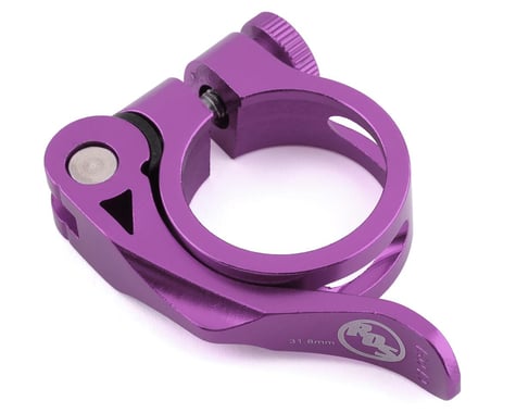 Ride Out Supply Quick Release Seat Post Clamp (Purple) (31.8mm)