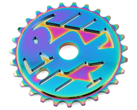 Ride Out Supply ROS Logo Sprocket (Neo Chrome) (27T)